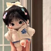 Muñeca De Peluche Kawaii De 20cm Decoración Para Niñas Juguetes De Algodón Suave Ropa Vestida Muñeca De Coleccionista Para Niñas Cumpleaños - details 2