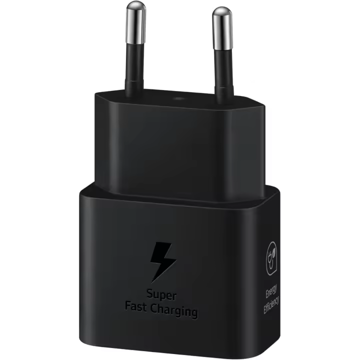 25W para Samsung EP-T2510N Cargador Original 25W Puerto USB-C (Sin Cable) Cargador Negro para Samsung Z Fold5, Z Flip5, Z Fold4, Z Flip4, S23 etc - 1