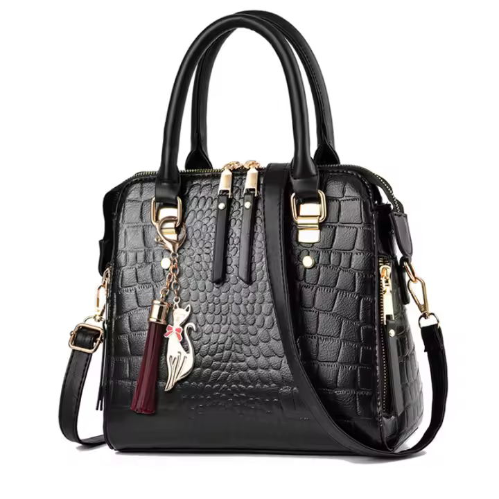 Bolso de mano Retro de Piel intética para Mujer, Bandolera de hombre con Borla de diseñador, informal, de lujo - 1