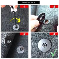 10pcs Clips Para Alfombrillas De Coche Universal Retenci\u00f3n Soporte Antideslizante Clip De Fijaci\u00f3n Para Alfombras Plástico ABS - details 4