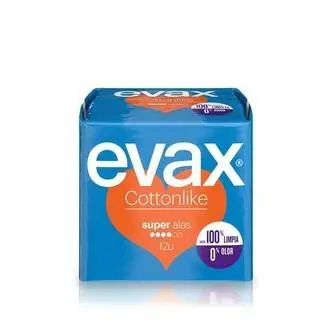 COMPRESAS EVAX SUPER ALAS 12 U PK - 1