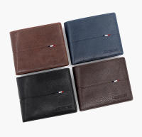 Cartera De Cuero PU De Alta Calidad Para Hombre Slim Con Cremallera Corta Portatarjetas Y Portafotos Monedero Simple Color Negro Café Marrón Azul - details 3