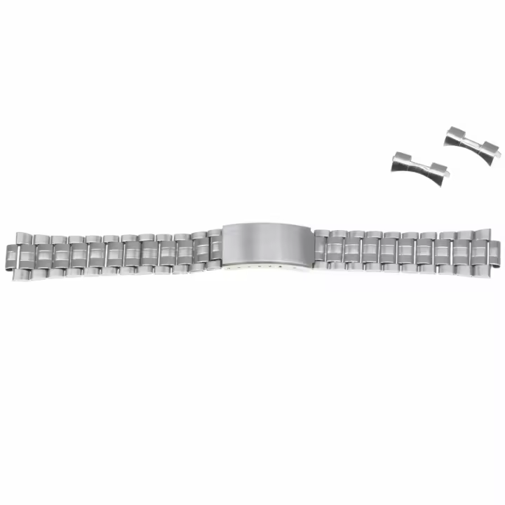 CHRISTIAN GAR Cadena De Acero Inoxidable Plateado 18mm Accesorios Reloj Hombre - 1