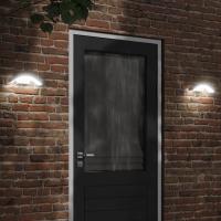 vidaXL Lámparas de pared LED de exterior 2 uds aluminio fundido Color Blanco,  Negro, y mas - details 0