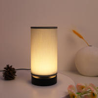 Lámpara De Escritorio Minimalista Moderna Con Luz Cálida De TelaInterruptor USB Para DormitorioAmbiente De Sala Y Estudio - details 1