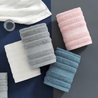 Toalla De Algodón Pura Para Niños 4 Piezas Absorción De Agua Fuerte Tamaño 35x35cm Toallas Cuadradas Para Lavar Manos Y Rostro - details 2