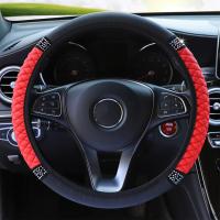 Cubierta De Volante De Coche Suave Con Trenzado Para 37-38 CM Antideslizante Con Anillo Interior Accesorio De Estilo Para Volante - details 9