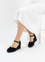 Calzados soraia, Alpargatas de Cuña con Plataforma para Mujer - Sandalias de Esparto con Tira al Tobillo, Punta Cerrada y Acabado en Gamuza Sintética - Calzado Cómodo de Verano Estilo Boho Chic - details 30