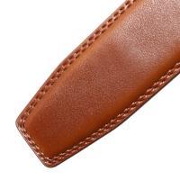 Cinturón De Cuero Genuino De 3.5cm Sin Hebilla Para Hombre Calidad Superior En Negro Y Marrón Adecuado Para Adultos - details 3