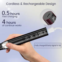 Máquina De Uñas Eléctrica Portátil 35000RPM Sin Cable Conjunto De Fresas Para Manicura Herramientas De Remoción De Esmalte De Gel - details 3
