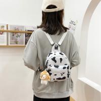 Mochila De Cuadros Divertida Para Mujer Mini Mochila De Moda Casual Bolsa De Mano Para Viaje Tamaño Compacto Material Polyester - details 19