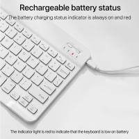 Teclado Inalámbrico Bluetooth Para Tablet iOS Android Windows Teclado Para Xiaomi Huawei Samsung Soporte Multilenguaje Español Inglés Francés Árabe Hebreo - details 9