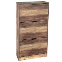 Maxia Market - Mueble Armario de Zapatero madera 3 cajones Roble para 18 pares zapatos  Almacenamiento y organización del hogar Armario zapatos - details 4