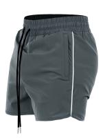 Shorts De Verano Para Deportes De Running Para Hombres Corte Ajustado Tres Puntos Con Bolsillo De Cremallera Rápido Secado Entrenamiento Fitness - details 17