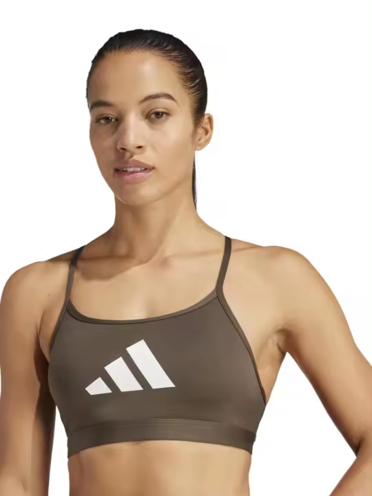 Adidas Aeroreact - Sujetador Deportivo Oliva Mujer - 1