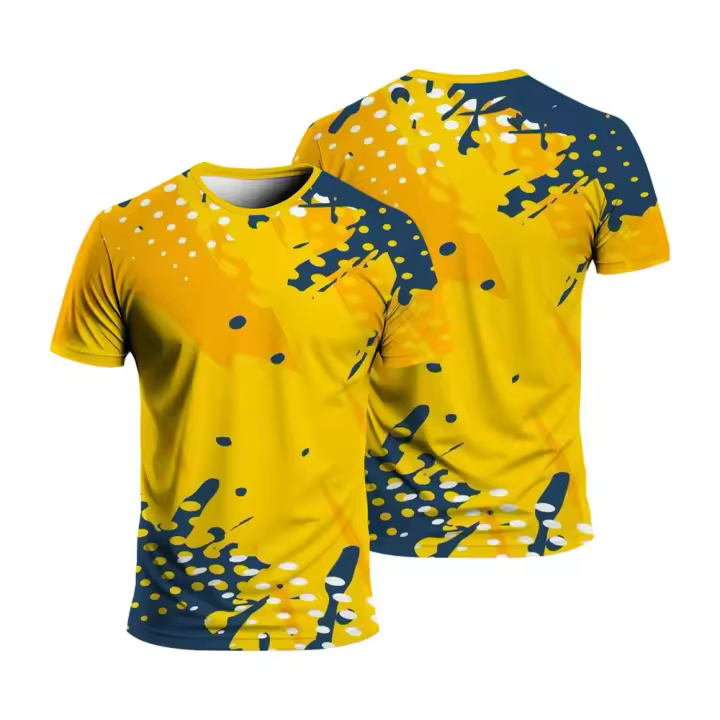 Camiseta De Verano Para Hombres Y Mujeres Cómoda Y Ligera Con Cuello Redondo Manga Corta Secado Rápido Y Transpirable Para Uso Diario - 1
