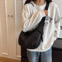 Bolso Bandolera De Lona Casual Para Mujer Y Hombre Capacidad Grande Negro Blanco Rojo Bolsa De Hombro Para Viaje Y Compras - details 3