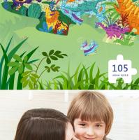 Rompecabezas De Dinosaurio Hahowa Para Niños Juguete Educativo De Formas De Animales De La Ciudad Regalo De Navidad - details 2