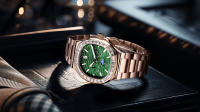 Reloj De Cuarzo Para Hombres SAPPHERO En Color Rosa Oro Resistente Al Agua Con Diamantes Reloj De Pulsera Moda Regalo Nuevo Material De Correa Acero Inoxidable - details 14
