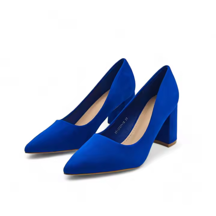 Tacones de Mujer Calzados Soraia - Tacón Bajo de Punta, Elegantes y Cómodos para Eventos y Oficina (Altura del Tacón: 7cm) - 1