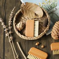 Cepillo De Uñas Mini De Madera De Abeto Natural Con Cerdas De Pelo De Cerdo Herramienta Multifuncional Para Limpieza De Uñas Con Logo Personalizable - details 4