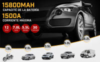 Arrancador de Coches Portátil BRPOM BM501 4000A para Todo Gasolina o 10L de Diésel con Cables Inteligentes, Salida QC3.0 y Espera Larga - details 17