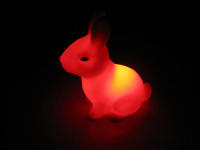Luz Nocturna De Conejo Colorida Para Niños Regalo De Bebé Dibujo Animado Animal Lindo Lámpara De Bunny Decoración De Navidad Cumpleaños Para Niños - details 5