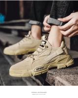 Botas De Seguridad Para Hombre Negras Al Aire Libre Antideslizantes Con Platforma Casual Deportivas Transpirables Para Primavera Tallas 39-44 - details 5