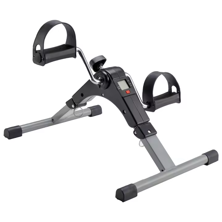 T-LoVendo Mini Bicicleta Estática Plegable Máquina Pedalear Manos Piernas Rehabilitación Pedal Ejercicio Personas Mayores - 1