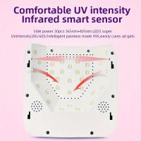 Lámpara LED UV Sin Cable De 54W Con 30 Diodos Emisores De Luz Recargable Para Secado De Uñas Profesional Con 3 Configuraciones De Tiempo Para Uso En Hogar Y Salón - details 4