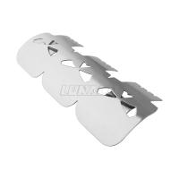 Cubierta De Escudo Para Escape De Motocicleta Universal Protector De Muffler Adecuado Para Harley Honda Yamaha Accesorios Moto Color Negro/Cromo - details 1