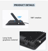 TUYA Floodlight Inteligente RGB Control Por App Y Voz RGBCW CCT 3000-6500K 30W 50W 100W 220V AC Para Iluminación Exterior De Jardín Y Fiestas - details 17