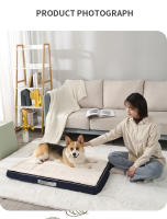 Alfombra De Mascota Grande Elástica De Esponja Lavable No Eslipiente Para Perros Y Gatos Sofá Para Mascotas Transpirable Impermeable Para Todas Las Estaciones Nido De Gato - details 2