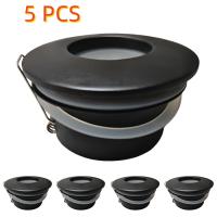 2/5 Pcs IP65 Impermeable Fijación Recessed GU10/MR16 Luz De Punto LED Enclume Redondo Cuadrado Enclume De Bombilla De Spot GU10 Material De Aluminio Blanco - details 3