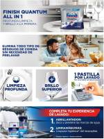 Finish Powerball QUANTUM ALL IN 1 Regular Pastillas para Lavavajillas,Limpieza y Brillo Superior, Elimina Residuos, Vajilla Limpia, Profesional - details 0