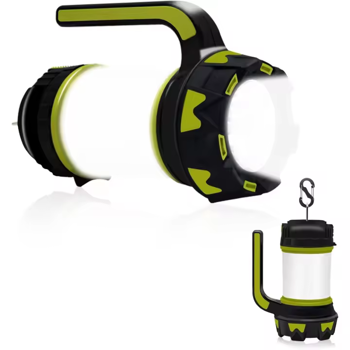 LED recargable interior de camping El interior de mano 6 Modos Luces De Tienda Banco de Energía multifuncional IPX4 Foco waterproof Cable USB includes [Clase Energética A ++] - 1
