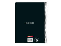 Libreta Real Madrid Tapa Dura 4x4 mm A5 - Safta - details 1