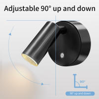 Lámpara De Pared LED Recargable Mini Con Sensor De Toque Y Tres Colores Luz Nocturna Magnética Para Lectura Y Decoración De Habitaciones - details 2