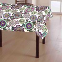 Mantel Hulehule Tex - Tela Resinada Estampado Mandalas Antimanchas Ideal para Comedor Cocina Salita - TWISTER BEIGE - details 1