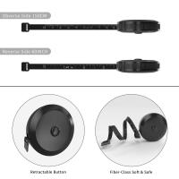 1,5 m 60 pulgadas cinta métrica redonda retráctil cinta métrica cuerpo cinta métrica con cinta suave, 3 paquetes - details 0