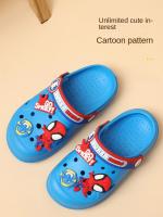 Sandalias De Verano Para Niños Disney Spiderman Con Agujero Pantuflas De Playa Para Niños Con Suela Suave Cómodas Para El Hogar Resistentes Al Agua Tamaño Ajustable - details 3
