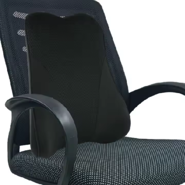 Cojín de Soporte Lumbar Ergonómico, Respaldo de Espuma Viscoelástica para Asiento de Automóvil, Silla de Oficina, Adopta un diseño de Curva Elegante,se Puede apoyar en múltiples Puntos - 1