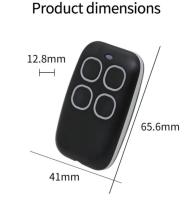 Control Remoto De Puerta De Garaje Universal Con 4 Botones 433 MHz Duplicador Código Grabber Clonador Llave Fob Mandado Transmisor - details 2