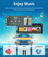 Juguete De Coche Portátil IPS Táctil 11.26 Pulgadas Reproductor Multimedia 4K DVR Con Wireless CarPlay/Android Auto Dual Lente Grabadora De Conducción - details 6