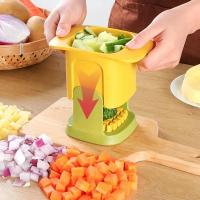 Cortador De Verduras Multifuncional Eco-amigable Plástico Y Acero Inoxidable Para Cebollas Patatas Y Lechugas Herramienta De Cocina - details 2