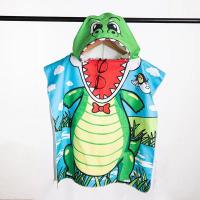 Albornoz con estampado de Dibujos animados para Bebé, toalla de Playa de Unicornio para Niña, Toalla de Baño de Dinosaur Tiburón para Niño, Capa con capucha, toalla, artículo de baño para niños - details 5