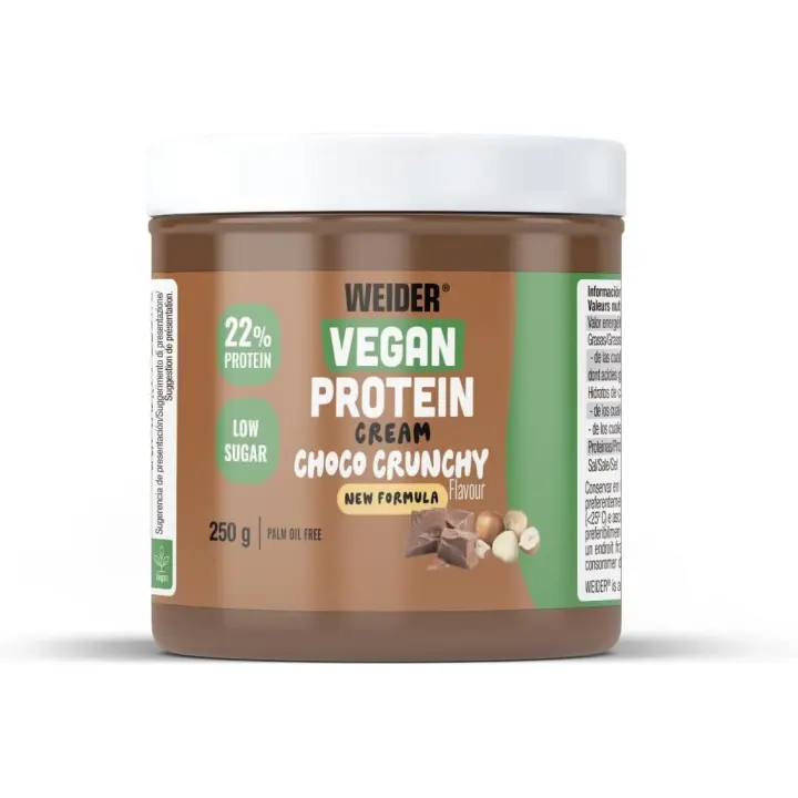 CREMA PROTEICA (250G) CHOCO AVELLANA CRUNCHY - Weider - 1