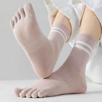5 Pares De Calcetines Antideslizantes Para Mujer Deportivos De Yoga Y Pilates Para Otoño Y Primavera Calcetines De Dedos - details 24