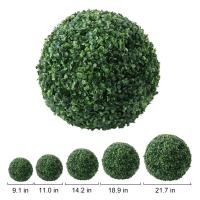 Bola De Grama Artificial De 13cm/18/23/28/36cm Para Decoración De Jardín Exterior Planta Simulada De Plástico Para Propiedades - details 1