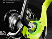 Carrete De Pesca Rooblinos MX Spinning Metal Completo Adecuado Para Aguas Dulces Y Saladas Cualquier Especie De Pescado Manija De Palanca Para Pesca En Oceano Río Lago Y Montaña - details 11
